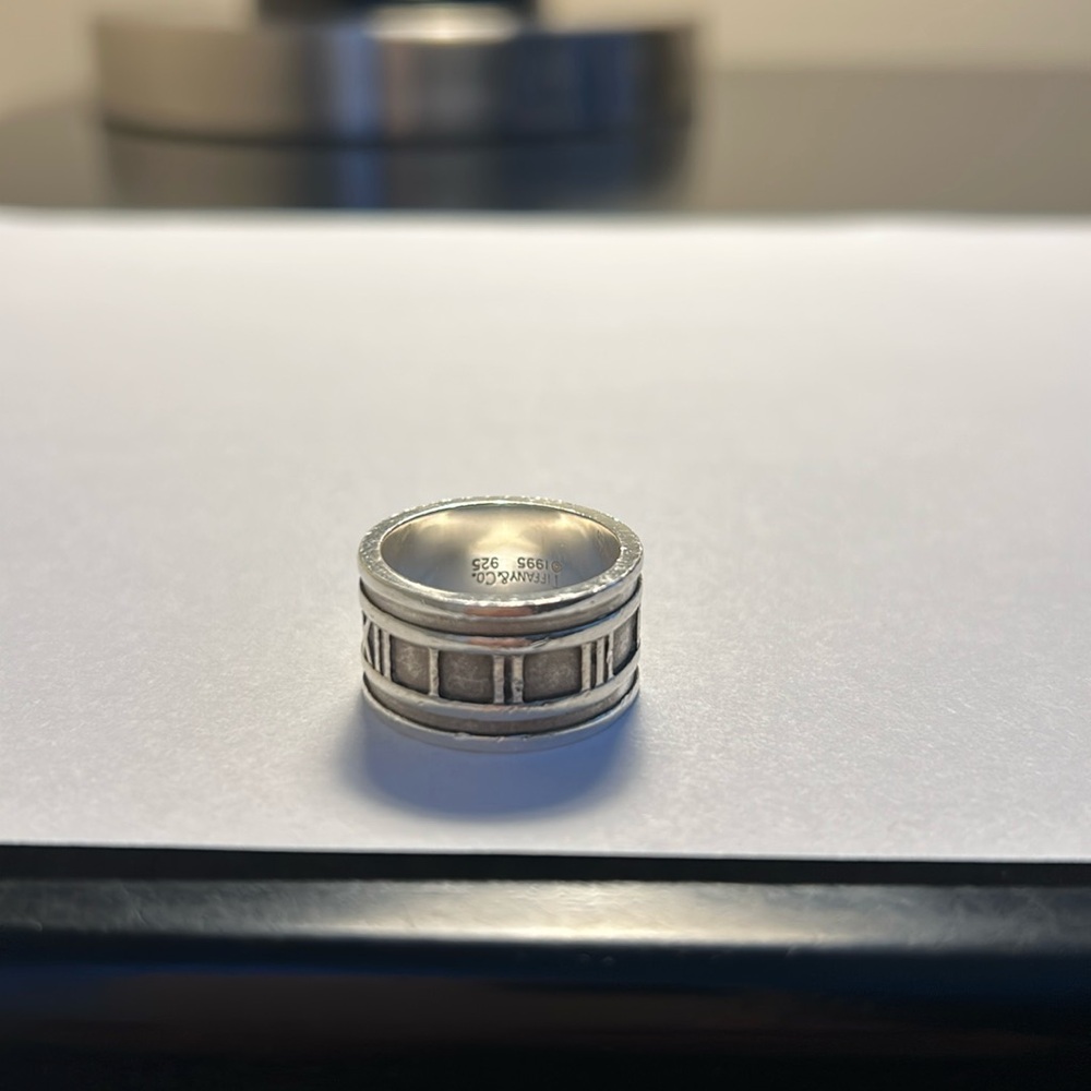 Tiffany & Company Atlas Roman Numeral Ring